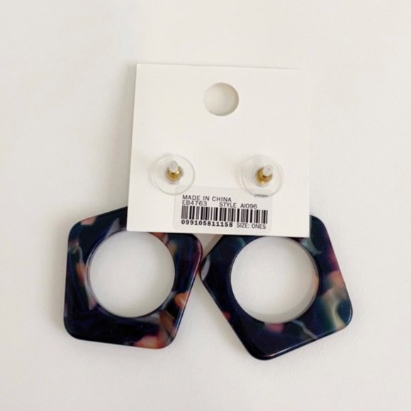 ✨HP✨ Madewell Acetate Geometric Drop Earrings - Picture 5 of 5